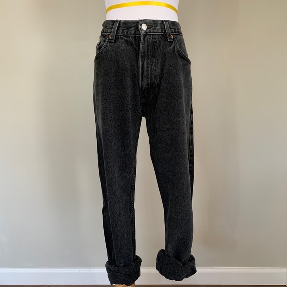 Vintage Levi's 505 Black Wash 28 29 - Picture 1 of 8